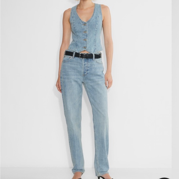 Denim Forum Tops - Denim Forum Aritzia Vest